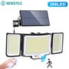 New 366LED Solar Outdoor Lights Solar Powered Security Light Motion Sensor 234LED Wall Light IP65 Waterproof Garden