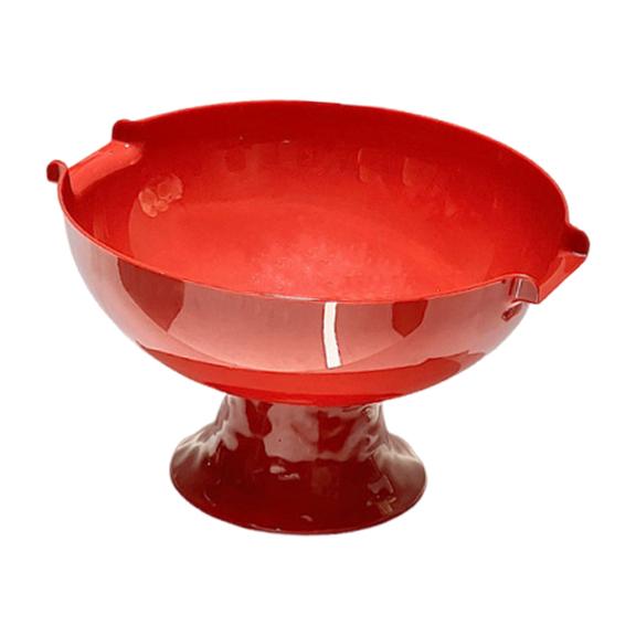 

Pedestal Fruit Bowl Fashion Birthday Living Room Creative Practical Serving Tray High Footed Fruit Serving Bowl Vegetable Holder червоний