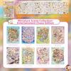 PET Mini Scene Stickers Variety Show 3D Decorative Stickers New Stacking Sticker  for Journals