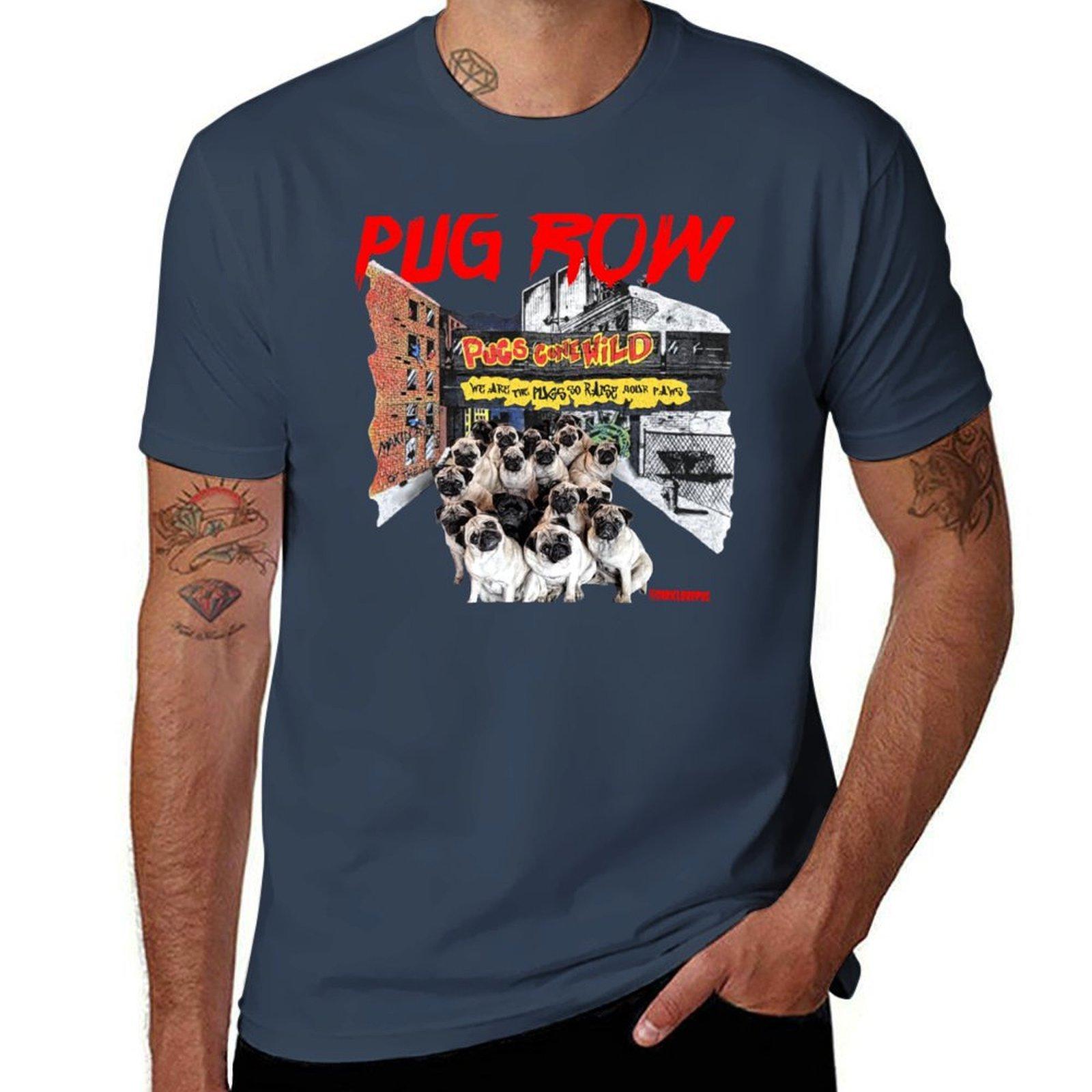 Pugs Gone Wild TShirt Soft Cotton Print TShirt S