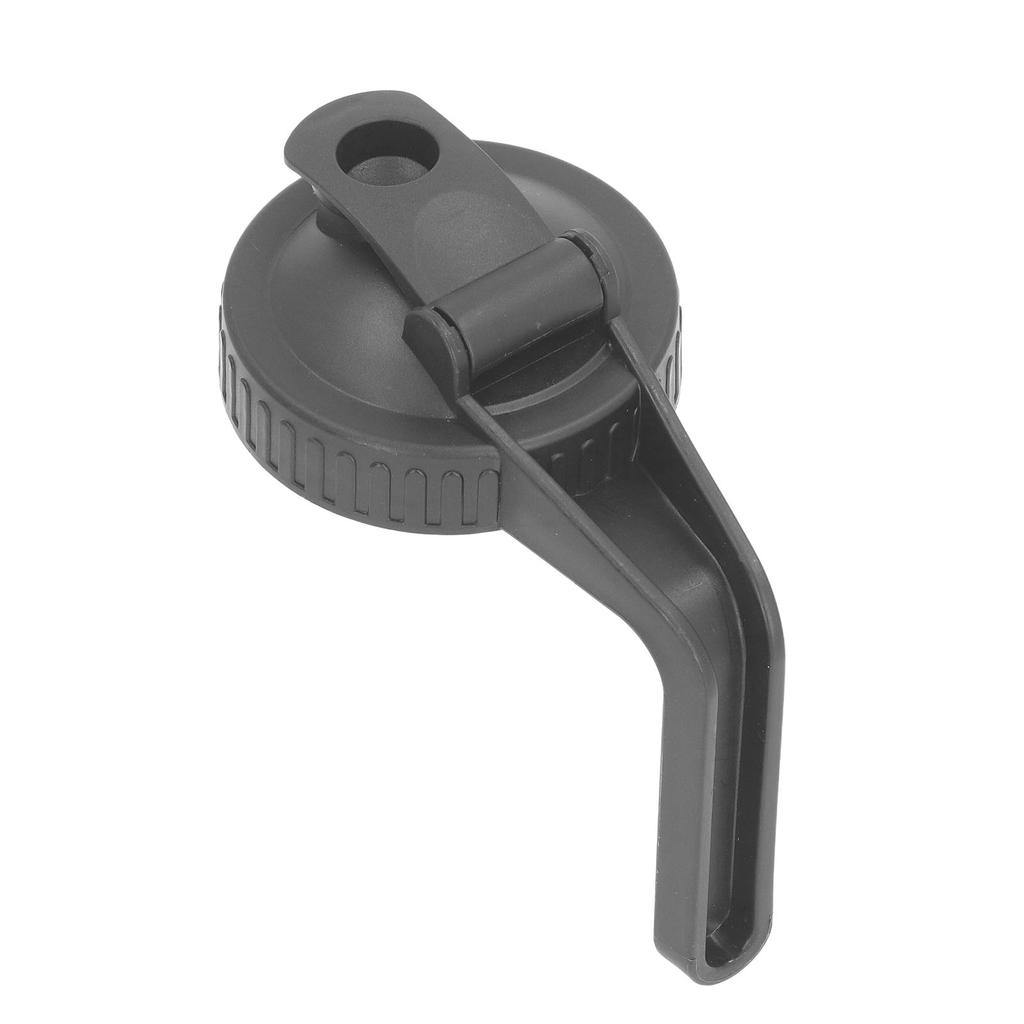 Ausgießerdeckel Schwarz Klappdeckel Dichtender Kunststoff Weithalsdeckel mit Griff für Mason Jar 70mm Mündung