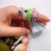 New Fashion Colorful Acrylic Rhinestone Resin Rings For Women Girls Korean Transparent Geometric Square Round Rings Jewelry 2026