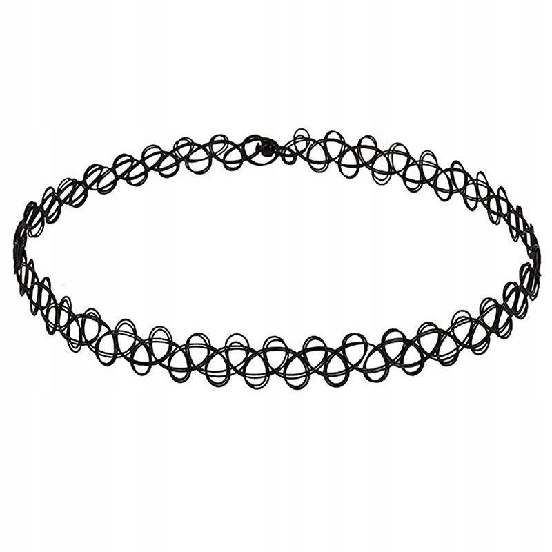 Collana Girocollo Gotica Nera Classica Gotica Ch12