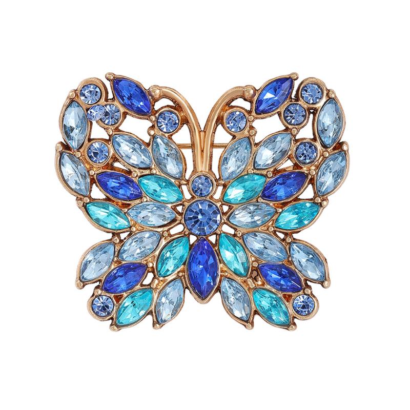Butterfly Brooch Pin Luxury Women Party Accessories for Wedding Attire Elegant Jewelry Holiday Gift