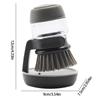 Dishwashing Brush With Soap Dispenser Palm Brush Storage Rack Set Easy-to-use Kitchen Cleaning Brush