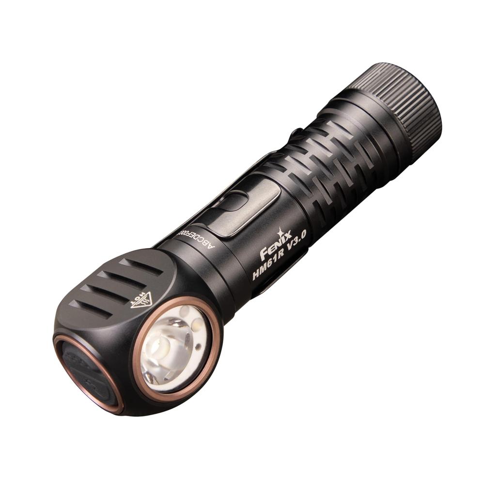 Fenix HM61R 1800 Fast Spot Red Magnetic Tail Cap V3.0 Headlight, Lumens, USB-C Charging, & Floodlight, Light,