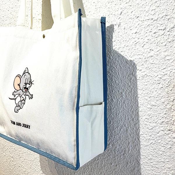 Tom and Jerry Tuffy Tiny Club Smile Tote Bag Blue Oshikatsu Bag Tom and JERRY