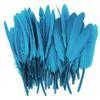 50pcs Dyed Goose Feather Jewelry Decor Headgear DIY Crafts 46 In Blue