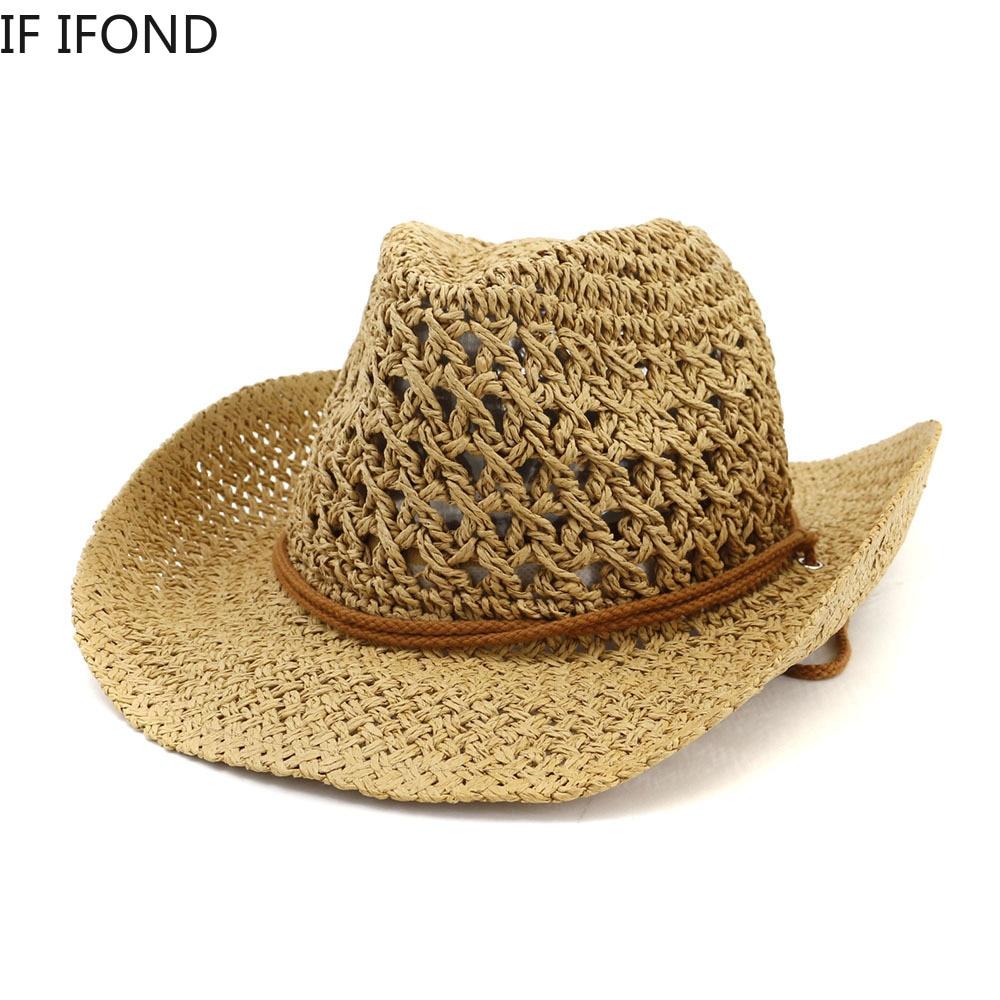 Buy Natural Straw Cowboy Hat Women Men 