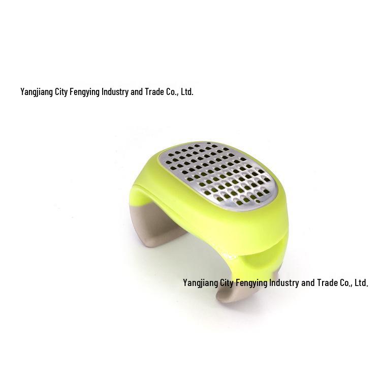 Multi-functional Stainless Steel Grater & Garlic Press for Fruits, Vegetables, Ginger, and Carrots светло-зеленый