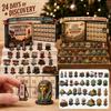 Advent Calendar Days Acrylic Accessories Christmas Holiday Countdown Surprise Gift Box