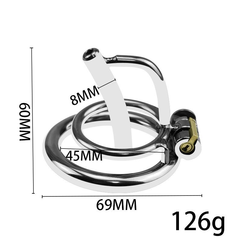 Metal Male Chastity Cage Device Anti Cheating Cock Cage Abstinence Penis Ring Adult Erotic Penis Bondage Penis Lock Intimate Toy