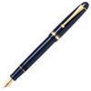 PILOT Custom 74 Fountain Medium Nib Dark Blue with Black 14K Gold Pen, (M), Nib, FKKN12SRDLM, Nib.