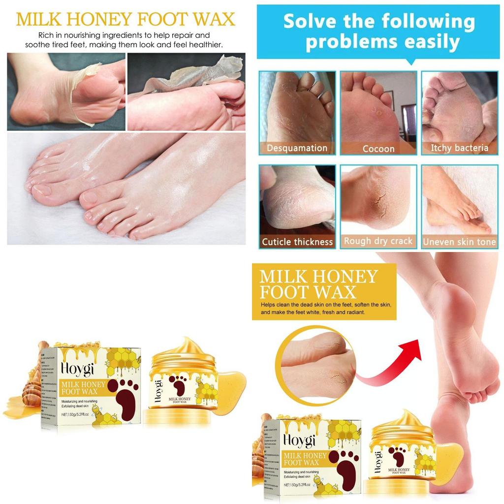 Nourishing Honey Milk Peel-off Hand And Foot Mask For Deep Hydration And Silky Smooth Skin