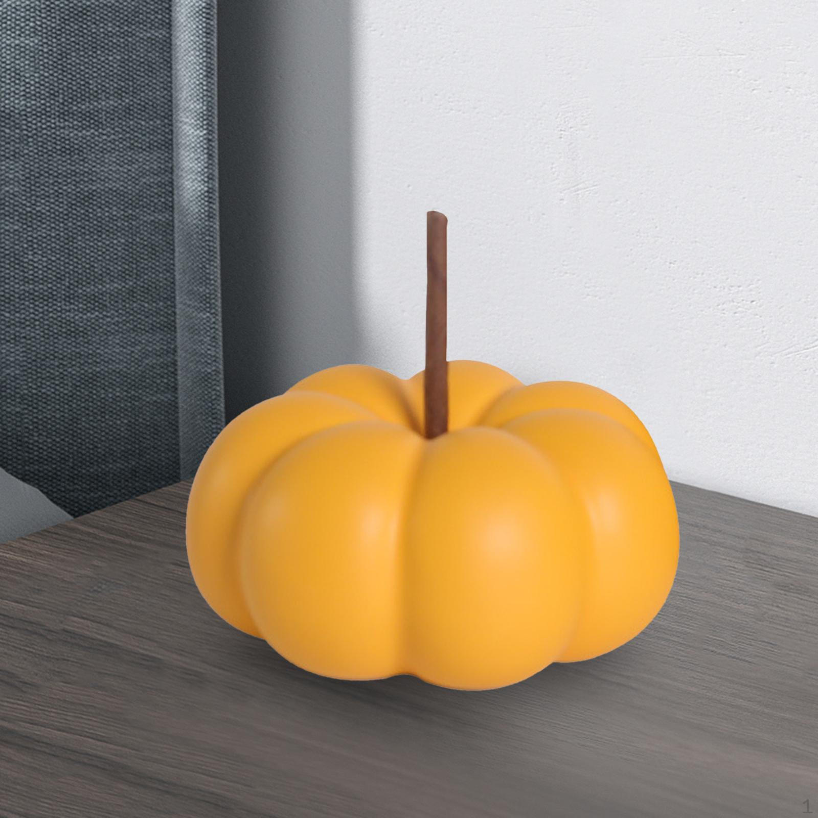

Artificial Fake Pumpkins Model, Realistic And Cute Simulation Model for Halloween, Thanksgiving жовтий