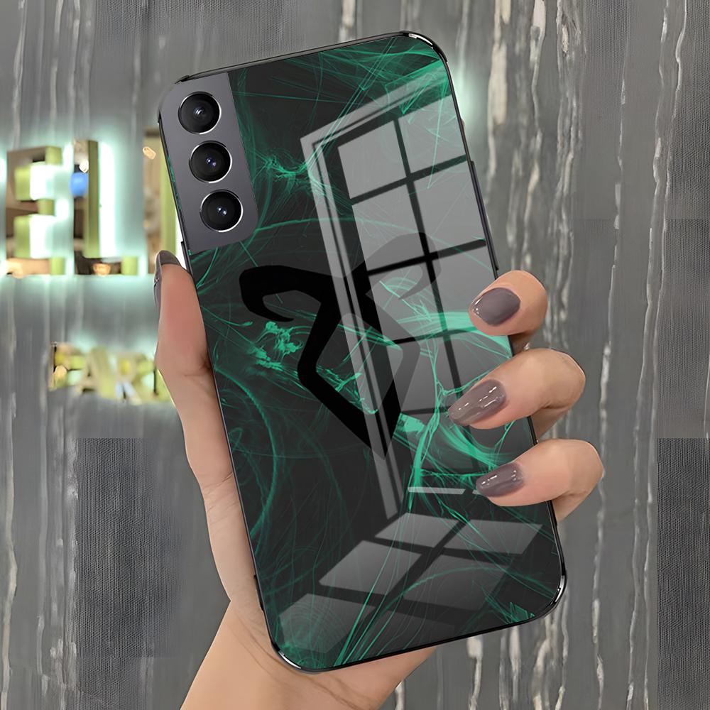 S-Shadowhunters Rune Phone Case For Samsung A25 A13 A33 5G A54 A36 A35 A56 A52 A14 Shockproof Glass Cover