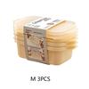 1/3 Pcs Refrigerator Food Sealed Crisper Containers Fresh Fruit Vegetables Steak Meat Storage Box Organizer Kitchen Accessories