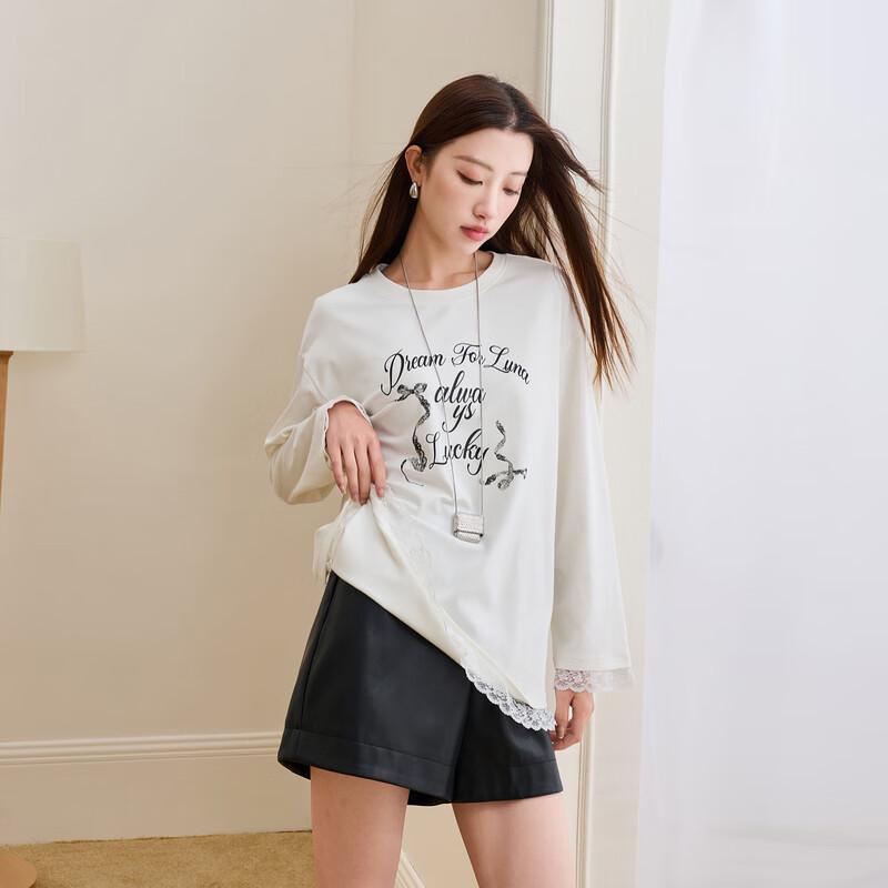 

Sancai Plus Size Women s Winter Printed Brushed T-shirt 3XL 175/104B