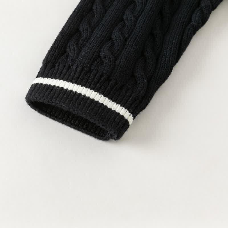 DAVE & BELLA Boys' Knitted Zip-Up Cardigan