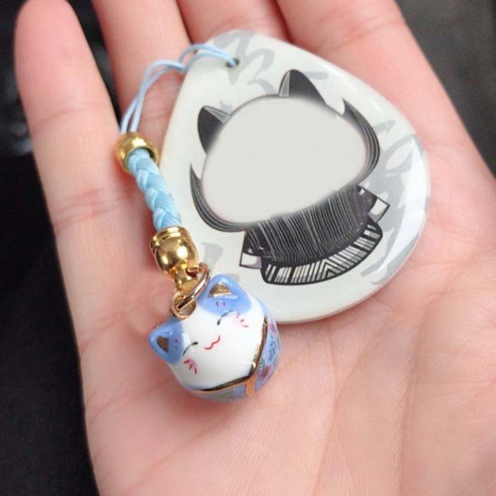 Cartoon Lucky Cat Keychain Bag Pendant Phone Strap Ornaments Kawaii Maneki Neko Pendant Gifts