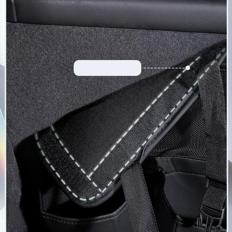 Universal Car Trunk Hanging Storage Bag Back Seat Large Capacity Artificial Leather Multi-pocket Car Trunk Storage Bag Organizer