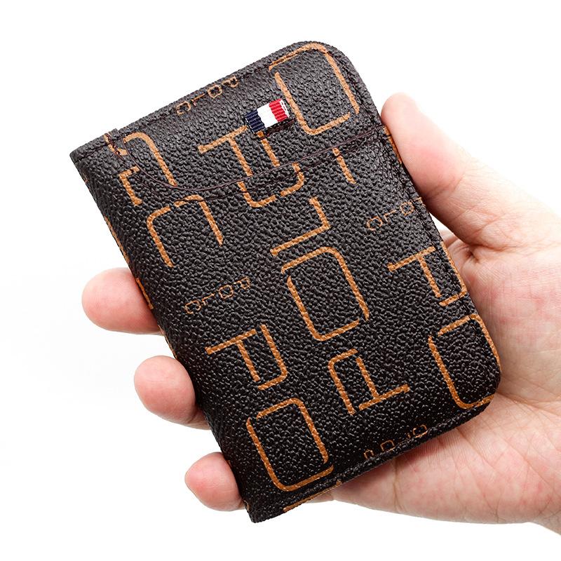1Pc Luxury Card Bag Multi Functional Thin Multi Slot Mini Pocket Coin Wallet