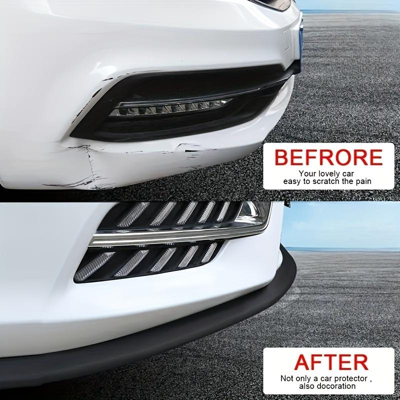 2.5m Universal Front Bumper Spoiler Lips Car Bumper Lip Protection Stickers Car Front Bumper Lip Rubber Car Bumper Rubber Strip