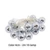 Festive Ambient String Lights Soft Glow Disco Mirror Ball String Lights  Christmas Tree