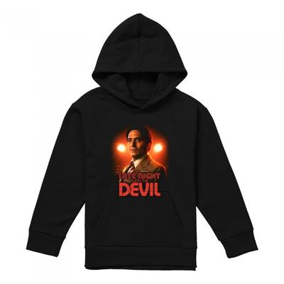Late Night With the Devil Childrens/Kids Portrait Hoodie