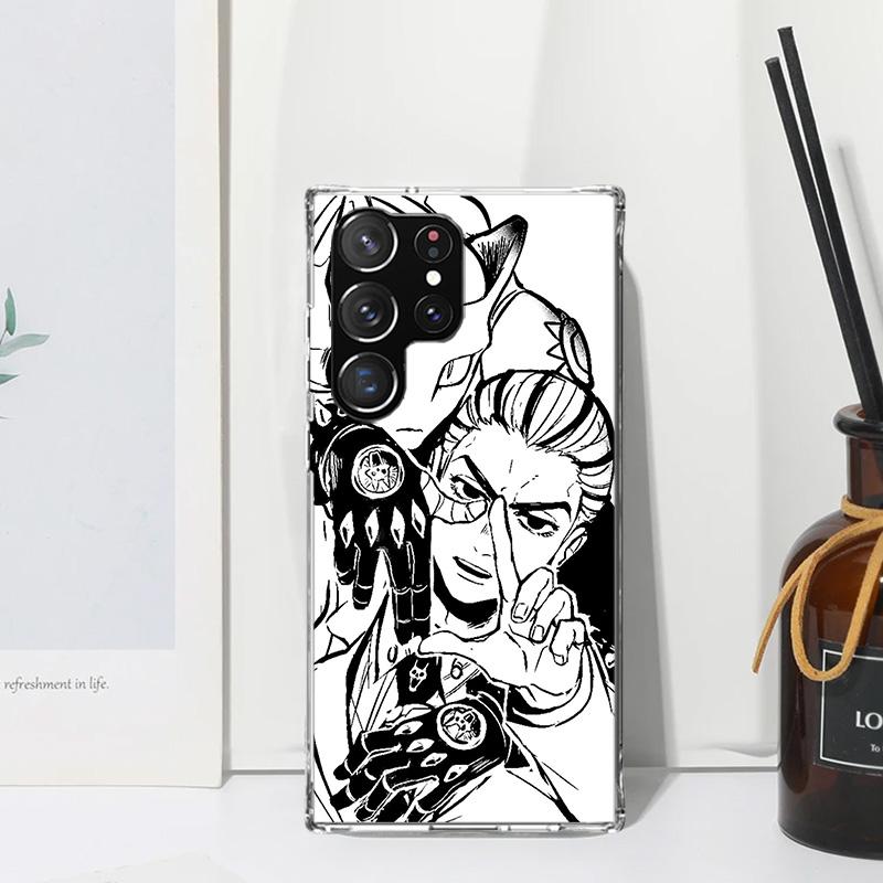 JoJo Kira Yoshikage Killer Queen Phone Case For Samsung Galaxy S26 S25 Edge S24 FE S23 S22 Ultra S21 Plus S20 + Art Fundas Back