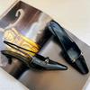 Fashion Small Heel Shoes Niche Design Sense Baotou Sandals Women'S Summer 2024 New Cat Heel Shoes
