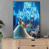 DIY Diamond Painting Crystal Palace and Cinderella Cross Stitch Kit Mosaic Art Diamond Painting Full Circle Diamond Home Decoration