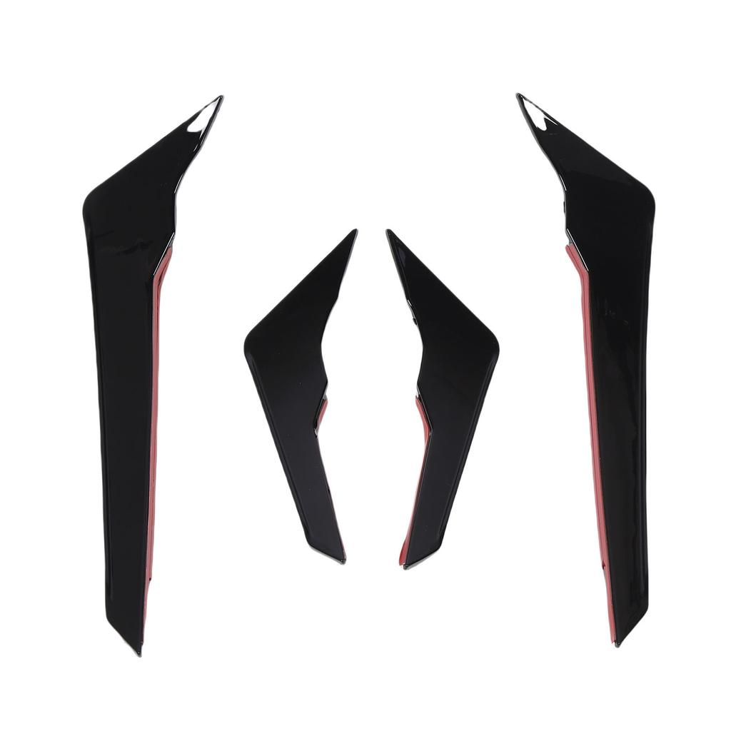 1 P  Front Bumper Side Spoiler Aerodynamic Left Right Front Bumper Side   Vent Trim Fin Decor Replacement For FY   2021-2024