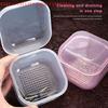 Manicure Sterilization Tool with Filter Storage for Nail Bits Portable Nail Art Drill Bits Disinfection Cleaning Box