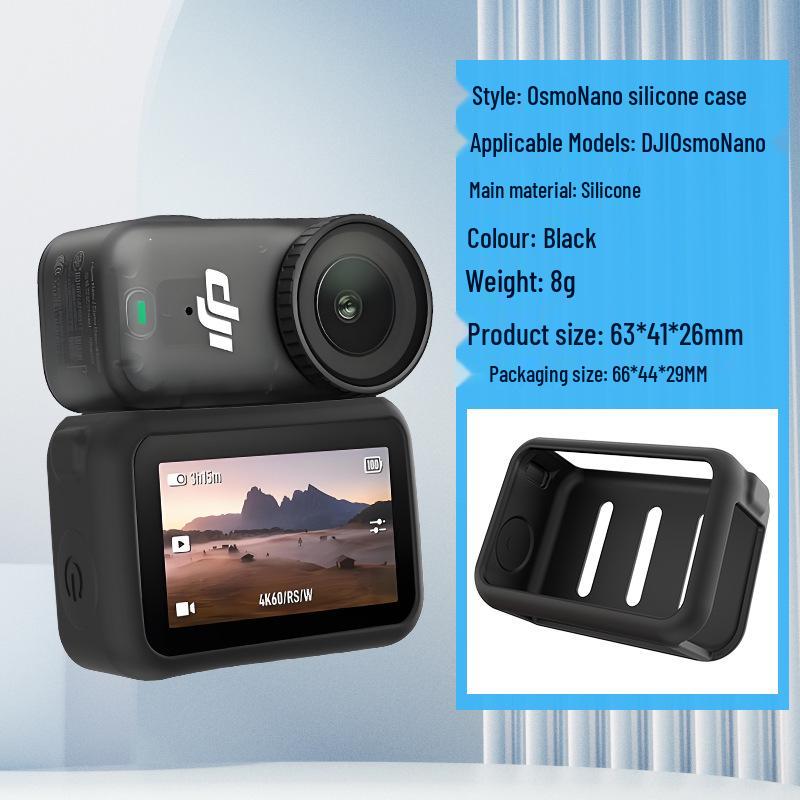 

Durable Silicone Case for DJI OSMO Nano: Drop-proof, Scratch-proof, Heat Dissipating Protective Cover