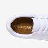 Fred Perry Unisex Embossed Point Leather Shoes B721 Debossed Branded Lth