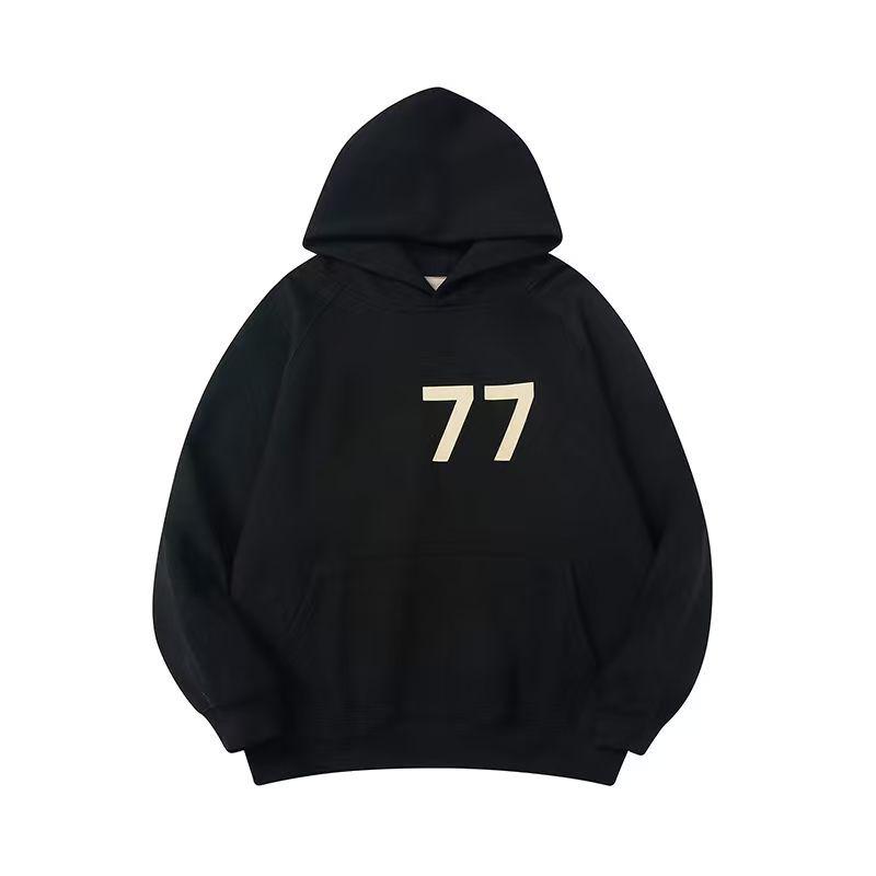 ES 197 Print Unisex Fleece Hoodie - European & American Streetwear Trend XXL