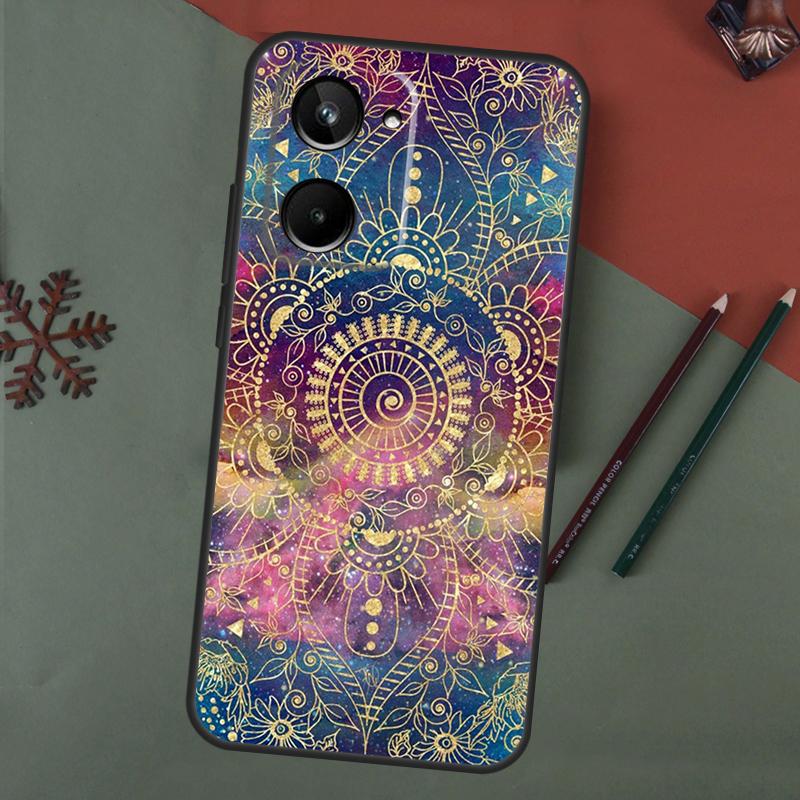 

Elegant Mandala Floral Design Case For Realme C55 C51 C75 C63 C61 C53 C35 C65 C67 C71 11 12 13 14 15 Pro Plus GT6 GT7 Pro Realme GT6