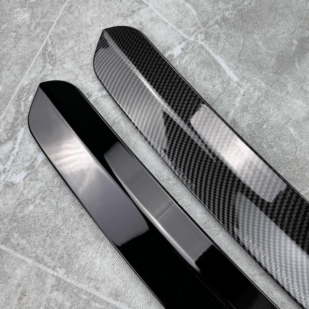 For Volkswagen Polo MK5 GTI 6R 6C 2010-2017 For Oettinger Style Roof Spoiler Extentions Flaps Boot Lip Cover Rear Wing Trim