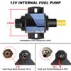 Universele 12V 35 GPH 4-7 PSI Micro Elektronische Brandstofpompen Externe Oliepomp Geschikt voor 4, 6 & 8 Cilinder Carburateur