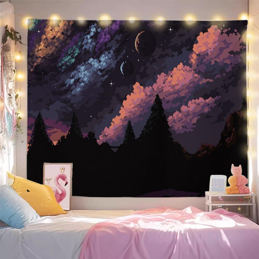 Beautiful Scenery Wallpaper for Rent, Wall Covering for Living Room, Decoration Painting for Room, Background Cloth for Bedroom, Hanging Carpet, Wall
