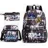 Astro Bot Children's School Bag, Cosmic Robot Elementary School Student Starry Sky Backpack Leisure Bag