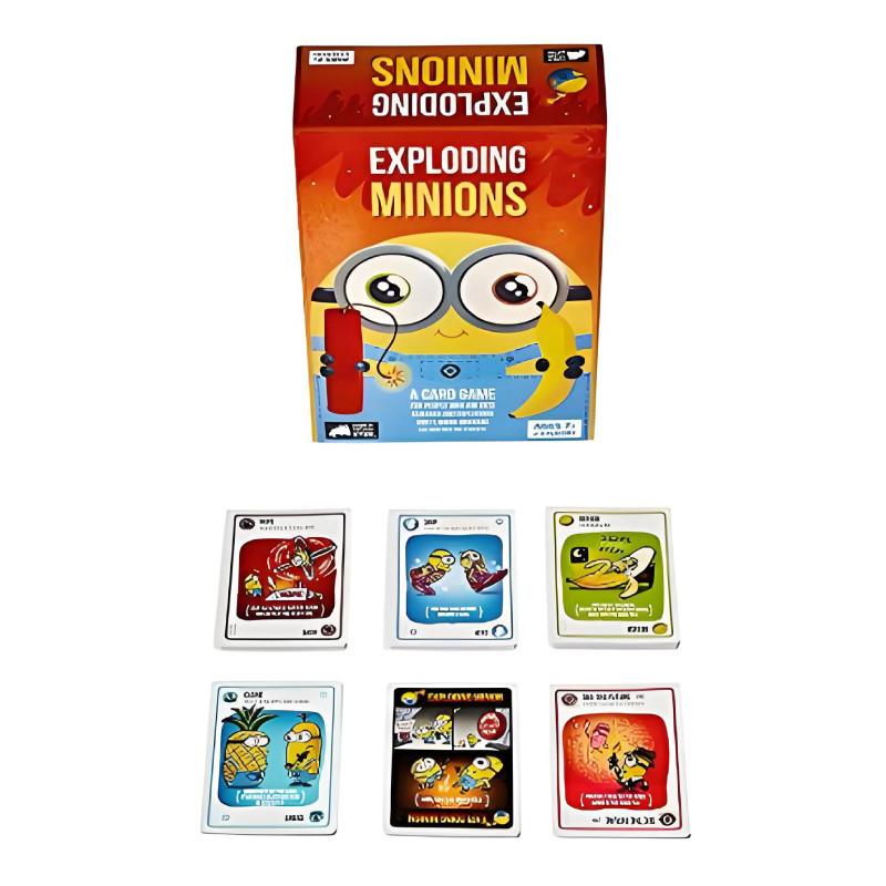 Exploding Minions Card Game With Interactive Fun For Family And Friends
