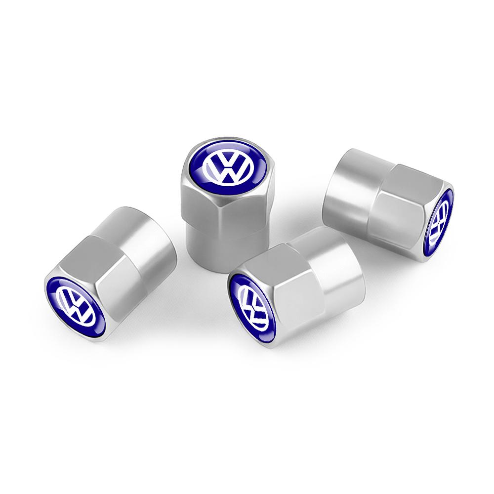 ADMVN1 For Volkswagen VW R Polo Passat Rline Golf 4 5 6 Tiguan Jetta GTI Bora Car Tire Valve Caps Metal Wheel Dust Covers Accessories