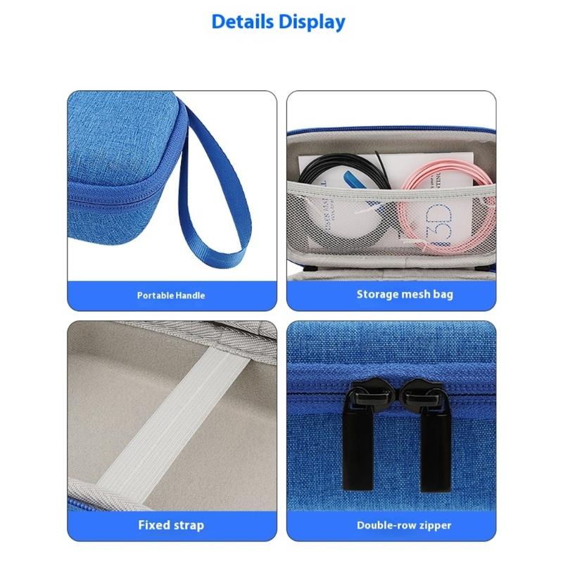 Przenośne twarde etui EVA dla artykułów do długopisu 3D dla dzieci, pudełko do przechowywania z wyściółką z polaru i materiałów odpornych na zarysowania