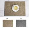 Nordic Minimalist Double-Sided Leather Placemat - Creative PU, Waterproof, Heat-Resistant.