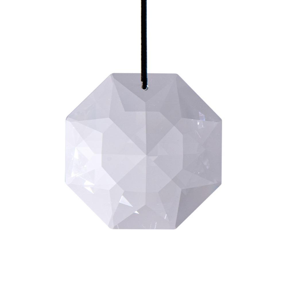 

2pcs AB Color Octagonal Crystal Sun Chandelier 57mm Wind Chimes Pendant Home Party Decor прозрачный
