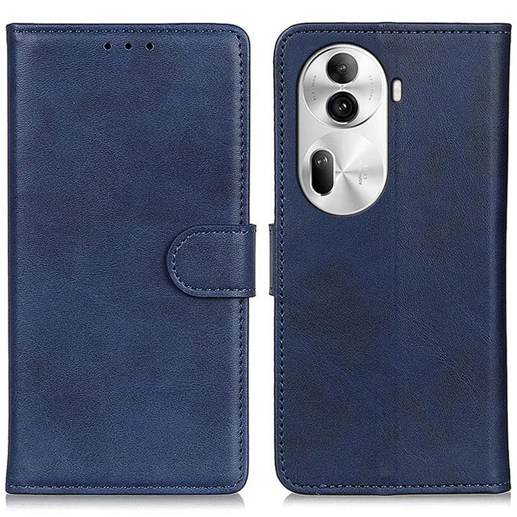 

For Oppo Reno11 Pro 5G (Global) / Reno11 (China) 5G PU Leather Case Viewing Stand Cowhide Texture Phone Cover