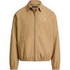 Polo Cotton Straight Collar Button Placket Jacket With Elastic Cuffs Long Sleeve Men Jackets 710A12636-003