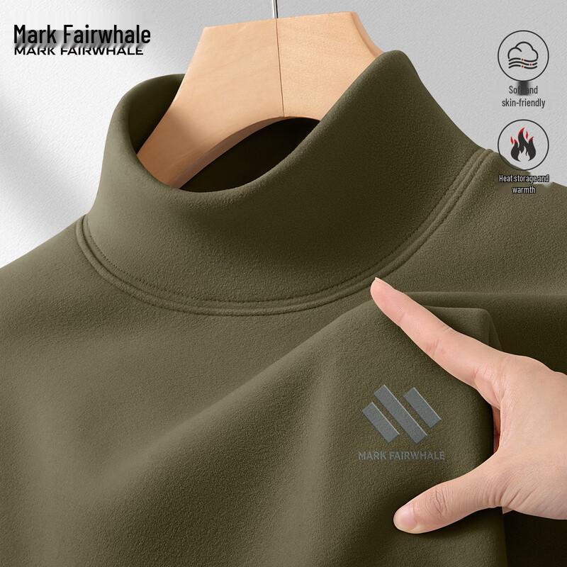 Mark Fairwhale Men's Thermal Semi-High Collar T-Shirt